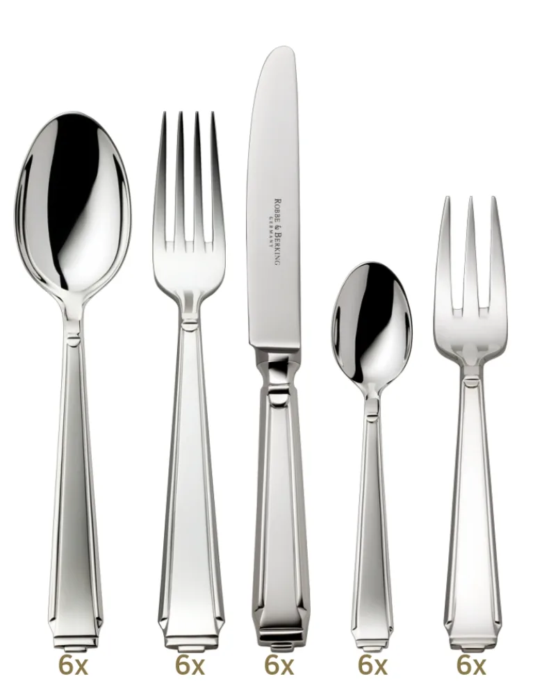 Robbe & Berking Art Deco dinner set 30 pcs