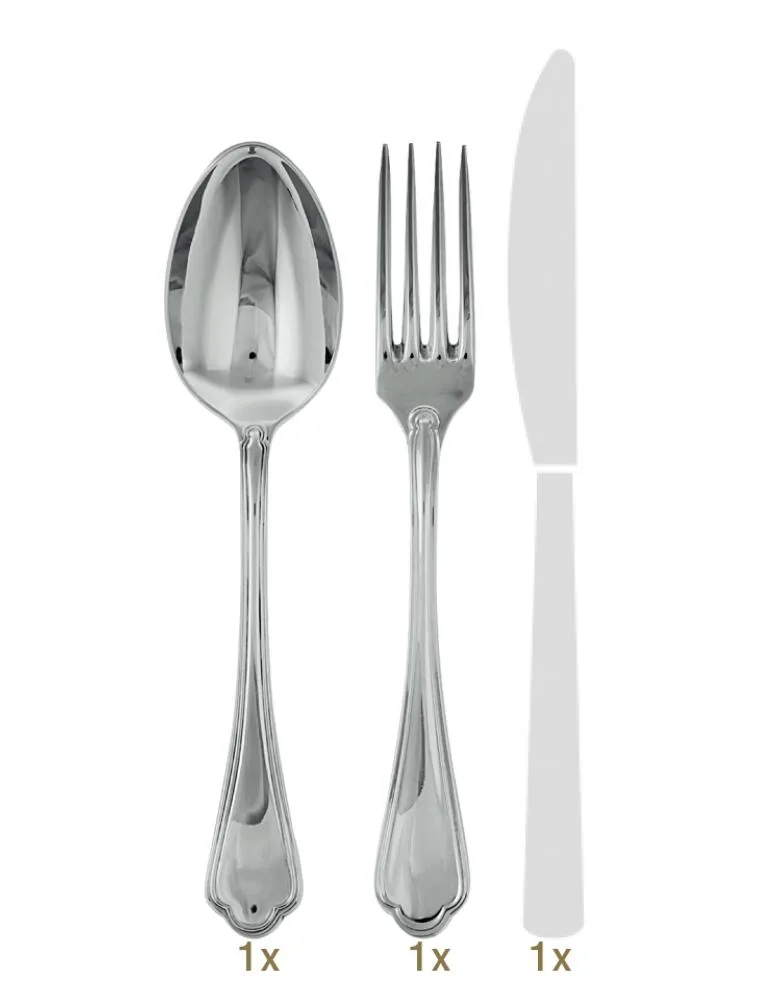 Sambonet Filet Toiras table set 60 pcs monobloc