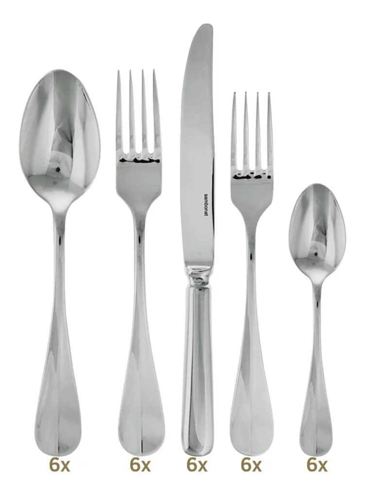 Sambonet Baguette table set 30 pcs monobloc