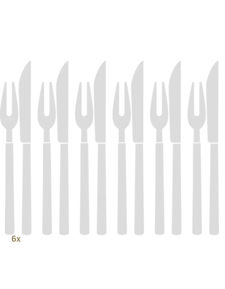 Villeroy & Boch Piemont Garnitur Steakbesteck 12 tlg Edelstahl