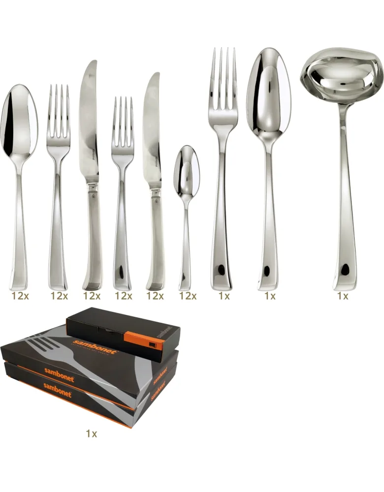 Sambonet Imagine table set 75 pcs hollow handle