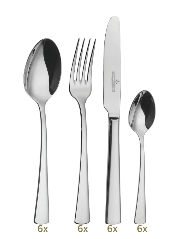 Picard & Wielpütz Montego dinner set 24 pcs steel handle