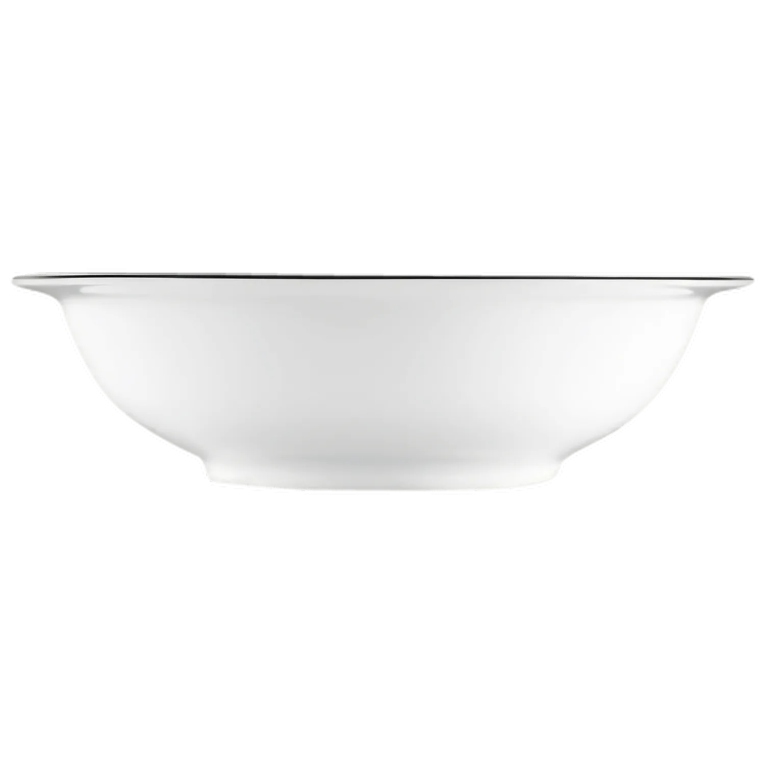 Fürstenberg "Wagenfeld" Salatschale Schwarze Linie Porzellan 21,5 cm