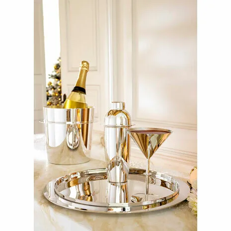 Ercuis "Escapade" Champagnerkühler Saturne versilbert