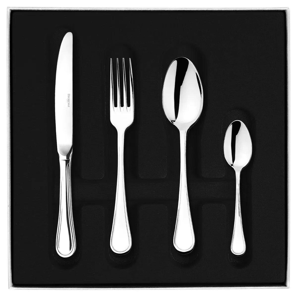 Degrenne "Confidence" Table Set 50-pcs Solid handle stainless steel