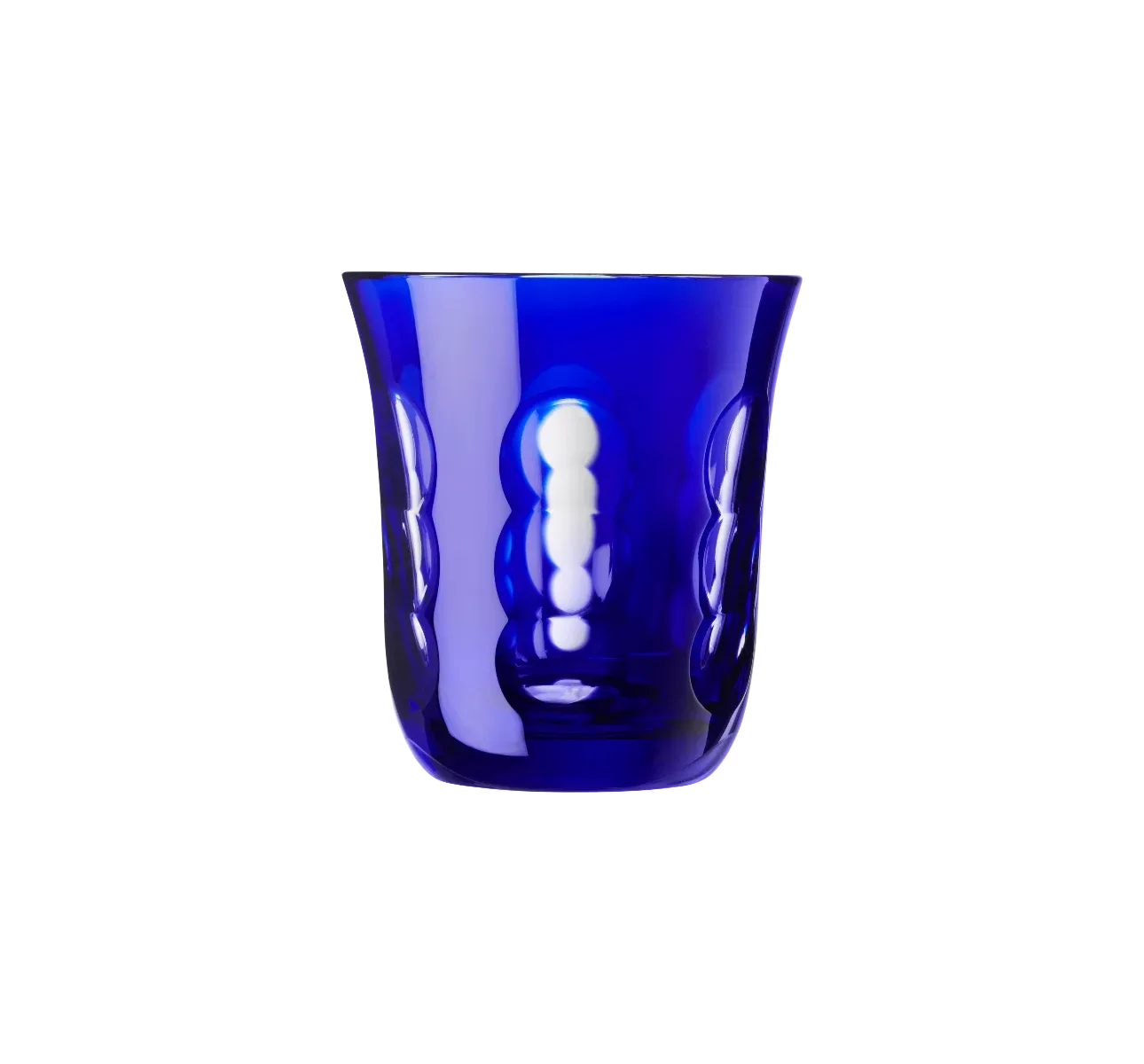 Christofle Kawali  cup bleu  glass